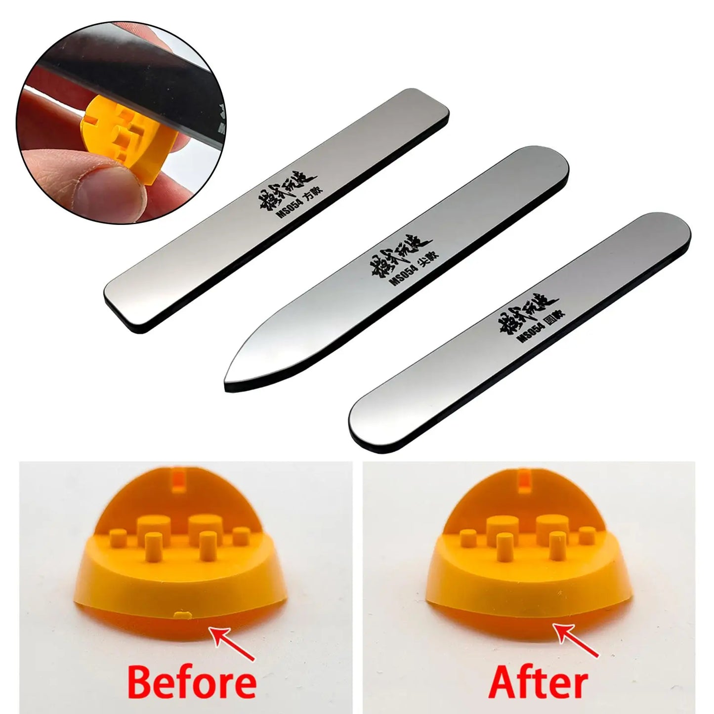 Glass Polishing File – DIY Model Kit, Figure & Resin Hobby Craft Accessory for Arts & Model Building