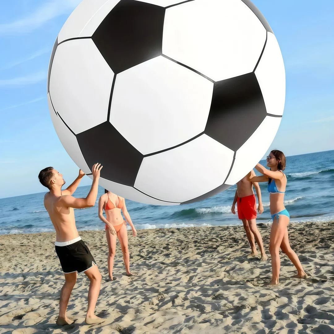 Outdoor Inflatable Soccer Ball – Giant PVC Football for Grass, Beach & School Sports Fun