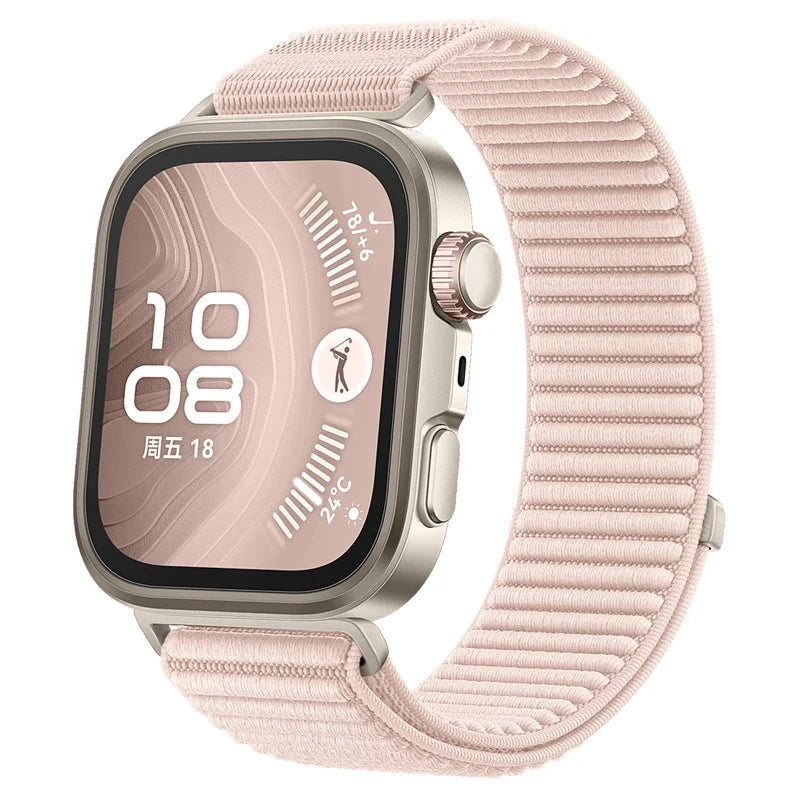 Official Nylon Loop Strap for Huawei Watch Fit 4/4 Pro – Braided, Comfortable, and Breathable Band Accessory