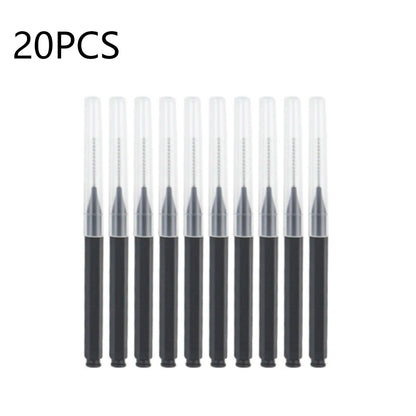 10/20/50PCS Mini Eyebrow & Lash Brushes – Disposable Bendable Brow Perm & Micro Eyelash Applicator Tools