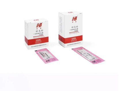 6000pcs Disposable Acupuncture Needles Set – 12 Boxes (500pcs/Box) Single-Use Sterile HB Acupuncture Therapy Needles for Professional Use
