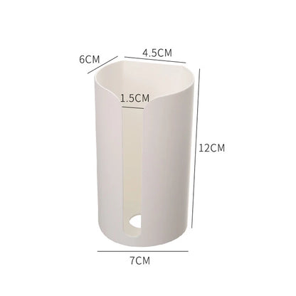Nail-Free Wall-Mounted Plastic Garbage Bag Holder – Trash & Cotton Pad Storage Box for Home, Kitchen, and Bathroom
