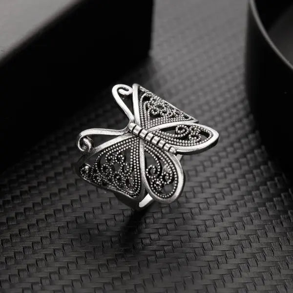 Retro Frog & Toad Animal Rings – Adjustable Silver Color Unisex Statement Rings for Women & Men, Artistic Open Design Gift Jewelry