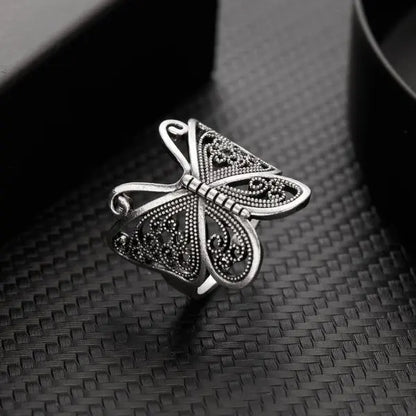 Retro Frog & Toad Animal Rings – Adjustable Silver Color Unisex Statement Rings for Women & Men, Artistic Open Design Gift Jewelry