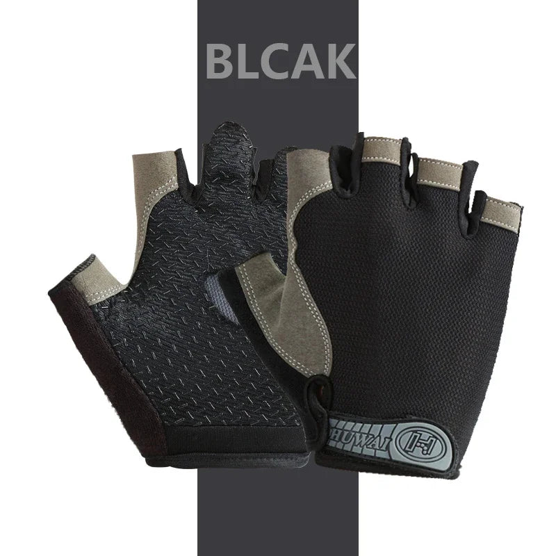Outdoor Sports Fingerless Gloves – Long Wrist Guard for Men & Women, Ideal for Gym, Cycling, Hiking, Boxing & Training Workouts