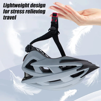 Bike Helmet for Adults - Lightweight with Adjustable Side & Chin Strap, Fits 58-62cm, Men & Women Cycling Accessories