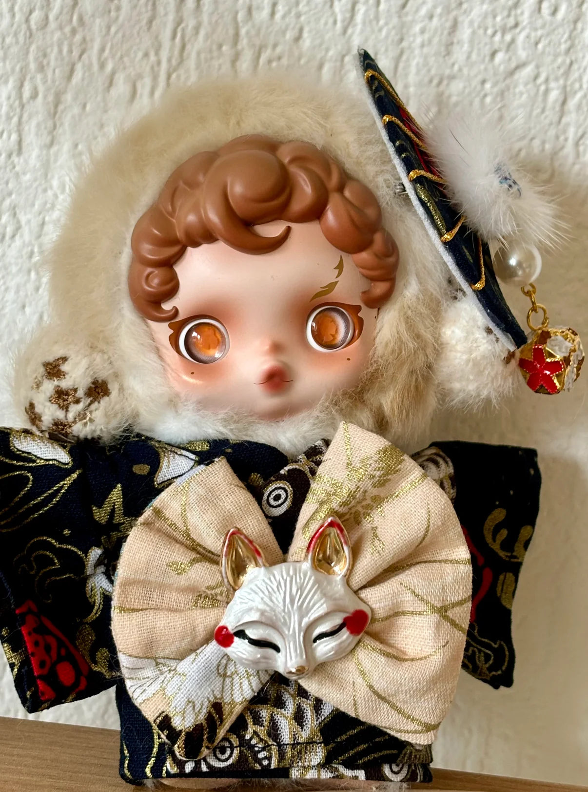 17cm Labubu V1-V3 Doll Clothes – Traditional Kimono Outfit Accessories, Fashion Gift