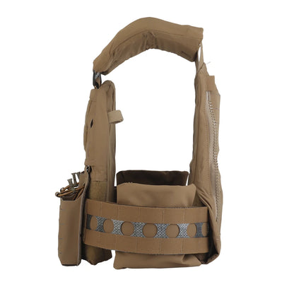 Tactical Vest Ferro Plate Carrier V5 – Military Hunting Airsoft Body Armor with Portable MOLLE System & Triple Magazine Pouch