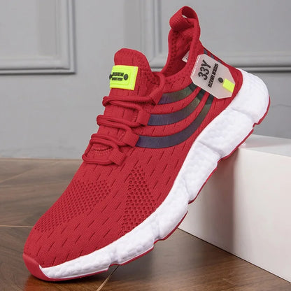 2024 Men's Breathable Sneakers – Comfortable Casual Running & Tennis Shoes for Summer