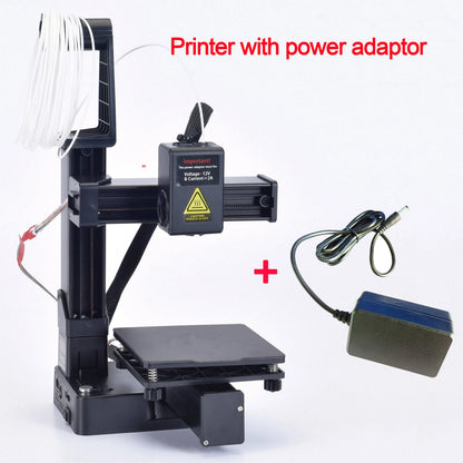 EasyThreed Entry-Level 3D Printer – Compatible with 1.75mm PLA & TPU Filament, Includes Power Adapter
