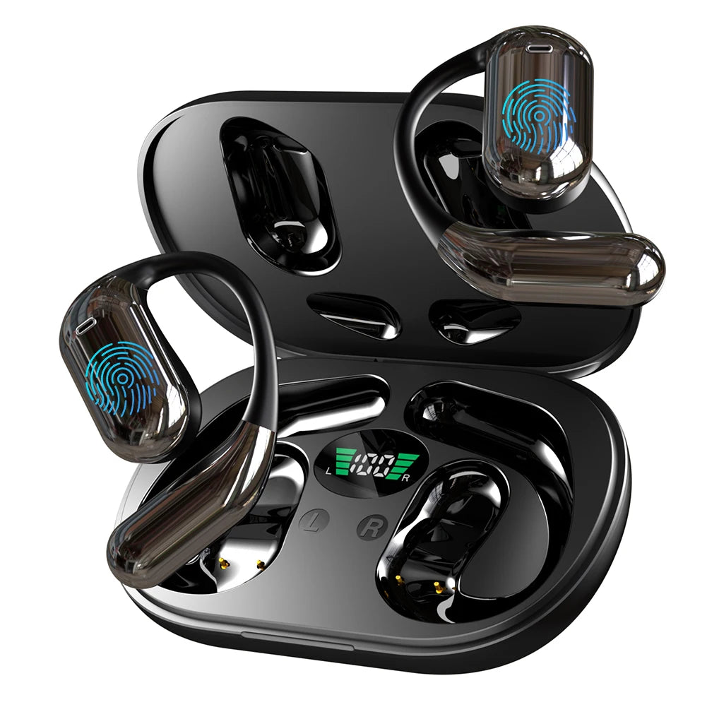 Wireless BT Translation Earbuds — Real-Time 144-Language Translator, 3-in-1 for Travel, Business & Learning