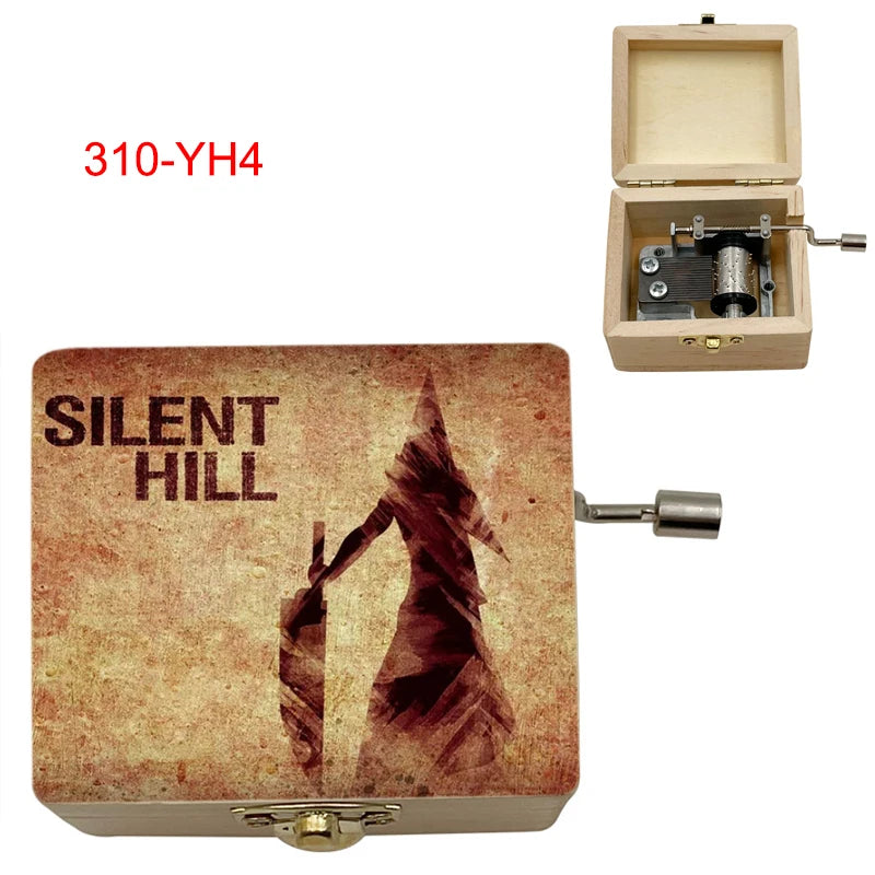 Silent Hill 2 Promise Music Box - 18-Tone Classic Game Soundtrack Wooden Decor and Holiday Gift