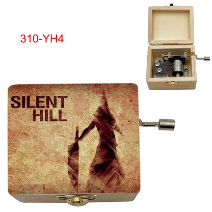 Silent Hill 2 “Promise” 18-Note Music Box – Classic Game Soundtrack, Wooden Home Decor and Gift Ornament