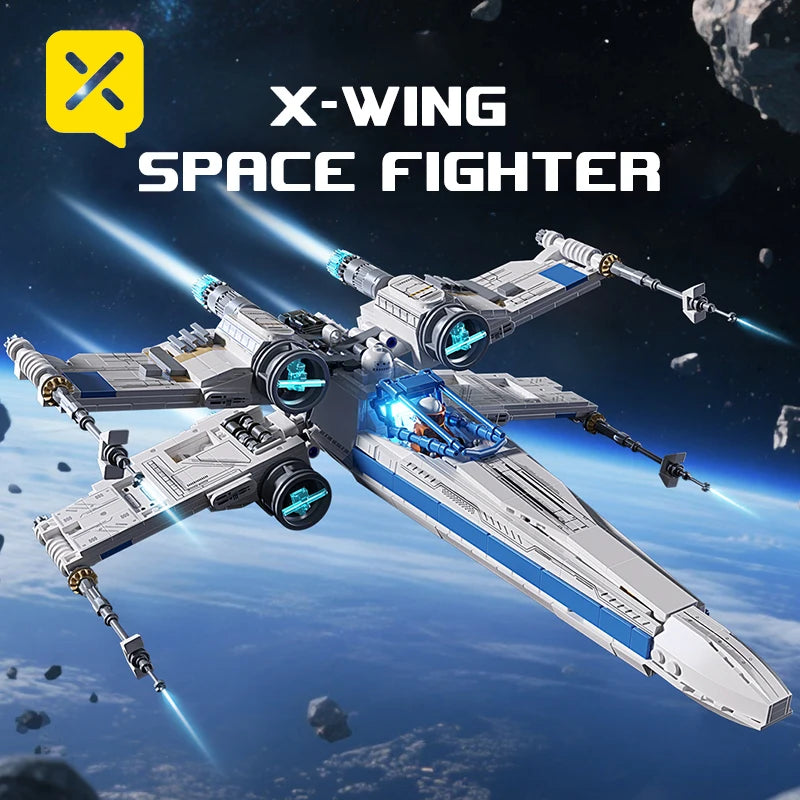 TOYLINX 1271PCS Space Fighter Jet Building Blocks — DIY MOC Model Toy | Educational Birthday & Christmas Gift for Kids