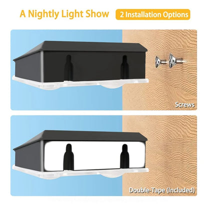 Solar LED Outdoor Wall Light - Waterproof Solar Powered Garden Lamp for Door Number, Balcony & Villa Decor