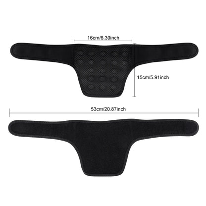 Heating Neck Brace with Tourmaline Stones — Cervical Support, Hot Compress, Magnetic Therapy, Fatigue Relief & Neck Warmer