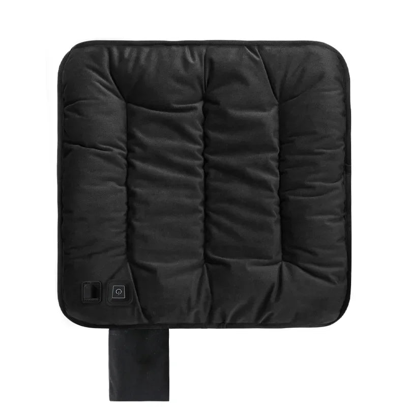 USB Graphene Heated Seat Cushion - Fast-Heating Car, Office and Home Chair Heating Pad for Everyday Comfort