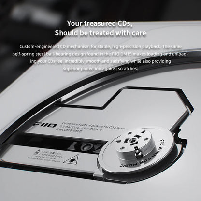 FIIO Snowsky BEATBOX Portable CD Player - FM Radio Bluetooth Speaker USB CD Ripper Rechargeable Audio Device