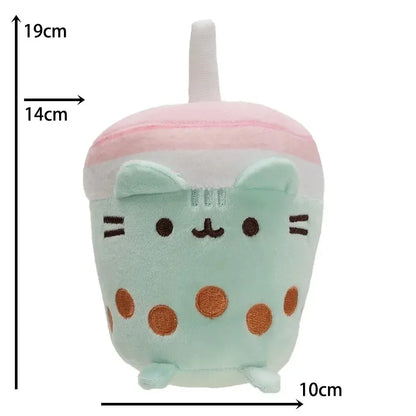 Cute Simulated Cat Plush Doll - Soft Anime Cat Stuffed Toy for Tabletop, Bedroom, and Home Decor, Kids’ Gift