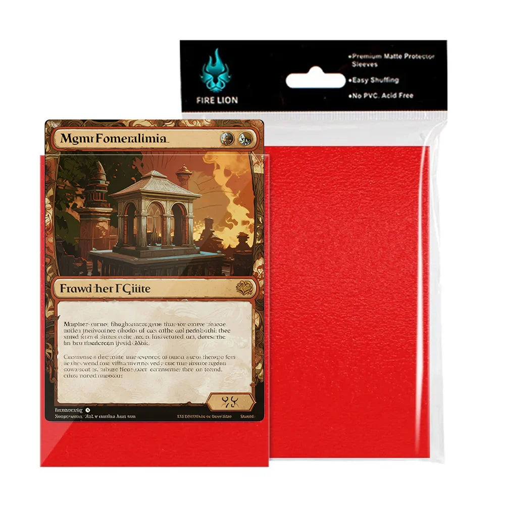 100Pcs 66×91mm Trading Card Sleeves - Soft Penny Sleeves for MTG, Yu-Gi-Oh! & Baseball Cards