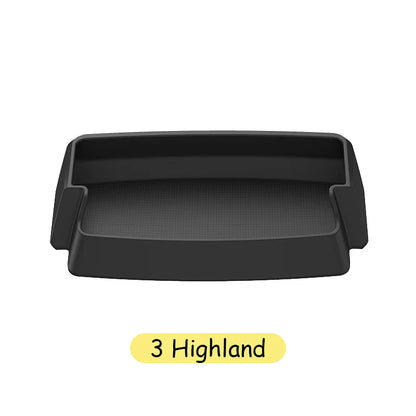 Central Armrest Storage Box for Tesla Model Y/3/3 Highland – Multi-Functional Glasses & Phone Organizer Case, 2024 Accessory