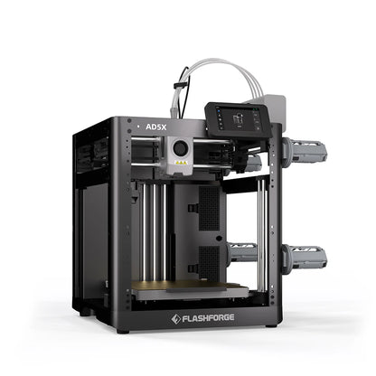 FLASHFORGE AD5X 3D Printer - Multi-Color Printing with Intelligent Filament System, Auto Leveling & Group Control