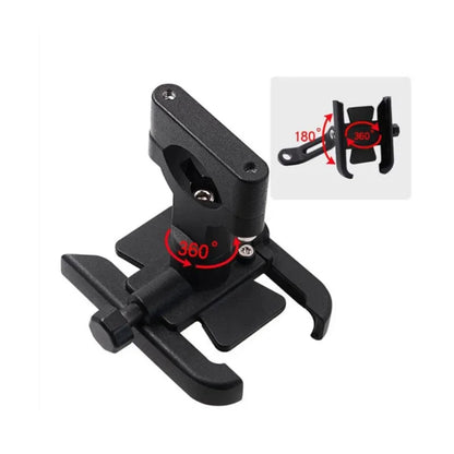 Aluminium Alloy Shockproof Mobile Phone Holder – Motorbike & Electric Car Navigation Mount for Riding & Delivery