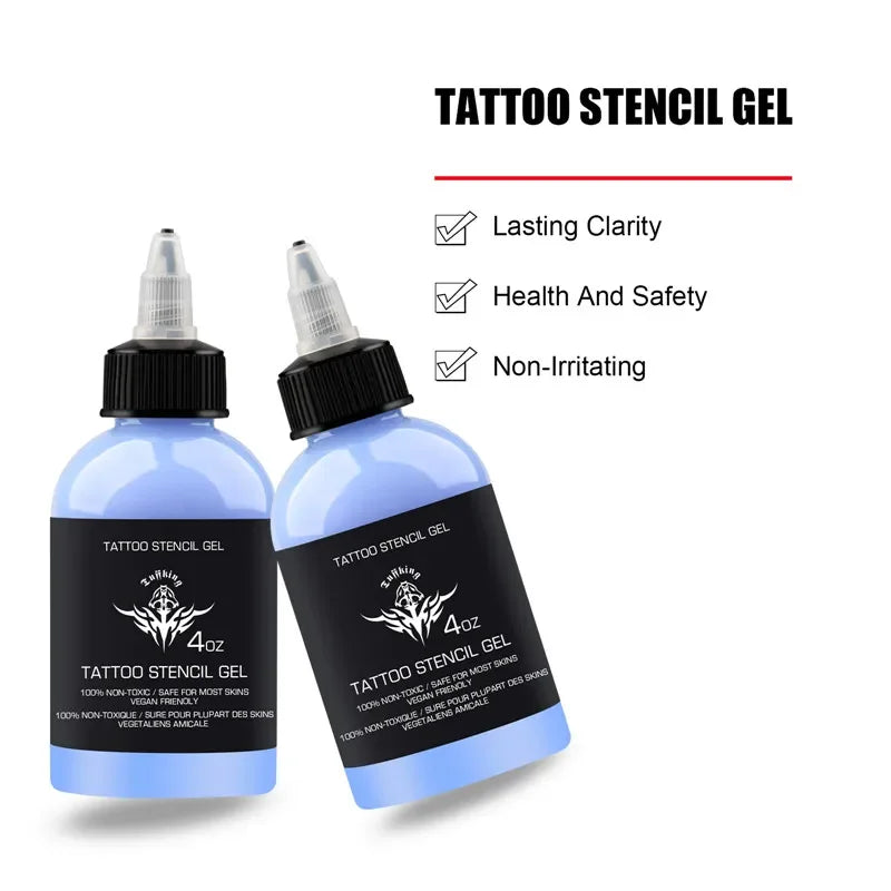 30/120ML Professional Tattoo Stencil Magic Gel – Thermal Copier Transfer Solution & Ink Set