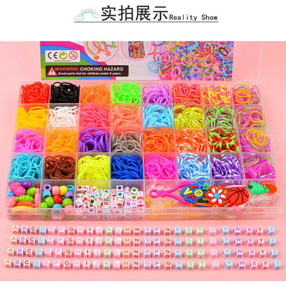 Creative Rainbow Loom Bands Set – Colorful DIY Rubber Bracelet Making Kit for Girls’ Crafts and Birthday Gifts