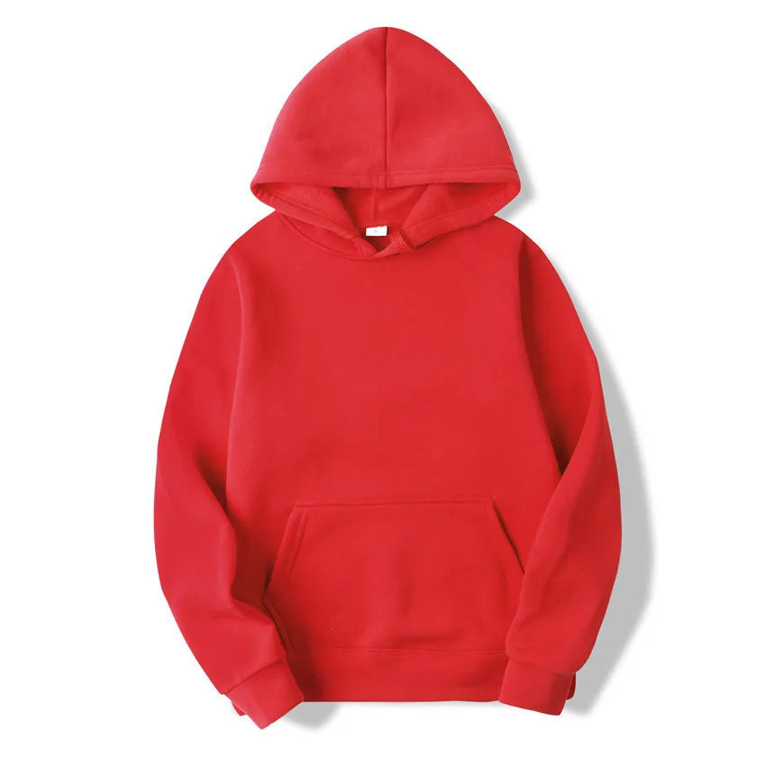 Fashion Men's & Women's Hoodies – Casual Solid Color Sweatshirts for Spring, Autumn, Winter