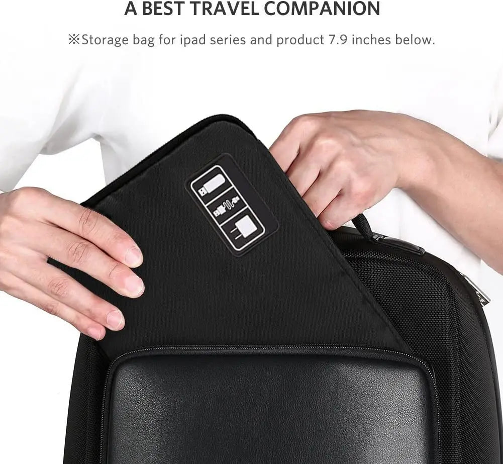 Travel Cable Organizer Bag: Electronics Accessories Storage Pouch for USB Charger, Power Bank, Gadgets - Digital Kit Holder