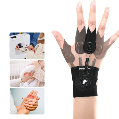 Adjustable Finger Splint Brace - Knob-Controlled Hand Support for Trigger Finger, Tendinitis & Recovery