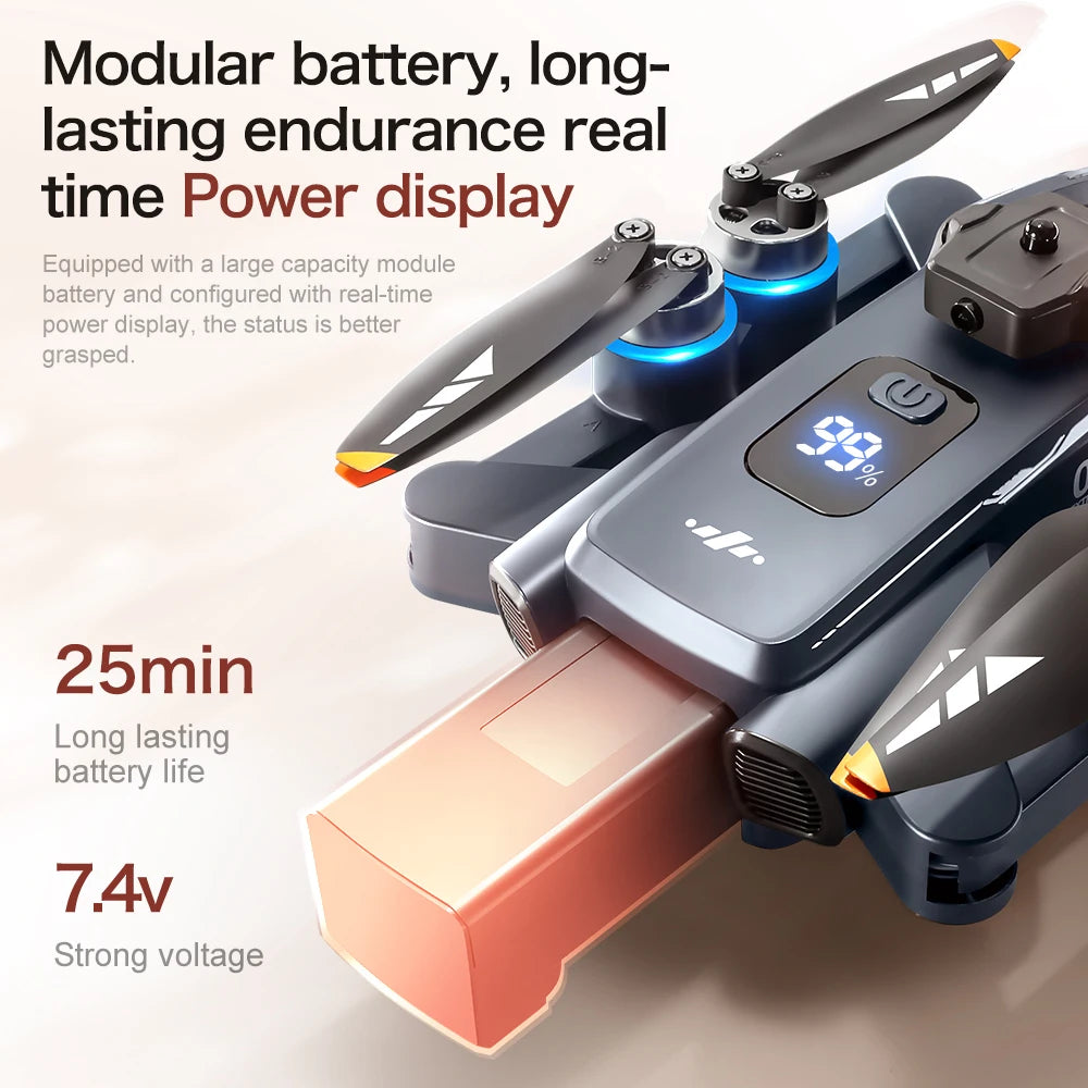 New XT808 Folding Drone – 5G Optical Flow GPS, WIFI Transmission, Professional Aerial Camera Quadcopter Toy Gift
