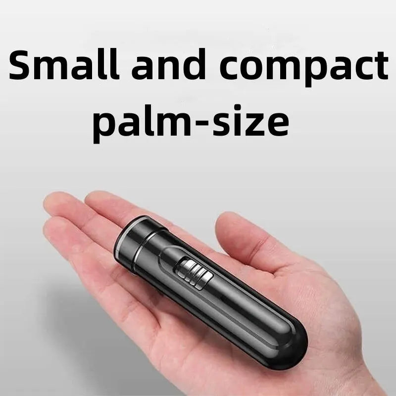 Compact & Convenient Electric Razor for Men - USB Rechargeable, Wet & Dry, Easy One-Button Use - Perfect for Home, Car & Travel