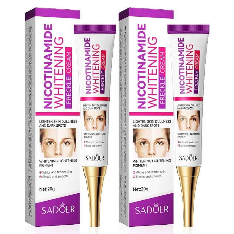 SADOER Freckle Removing Cream — Nicotinamide Moisturizing Face Cream for Hydrating, Nourishing & Firming Skin