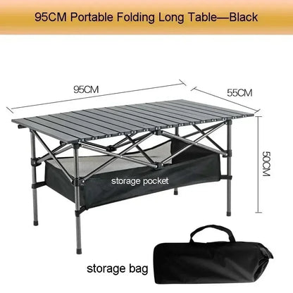 Outdoor Picnic Table with Carrying Bag – Lightweight Portable Folding Desk for Camping & Self-Driving Trips