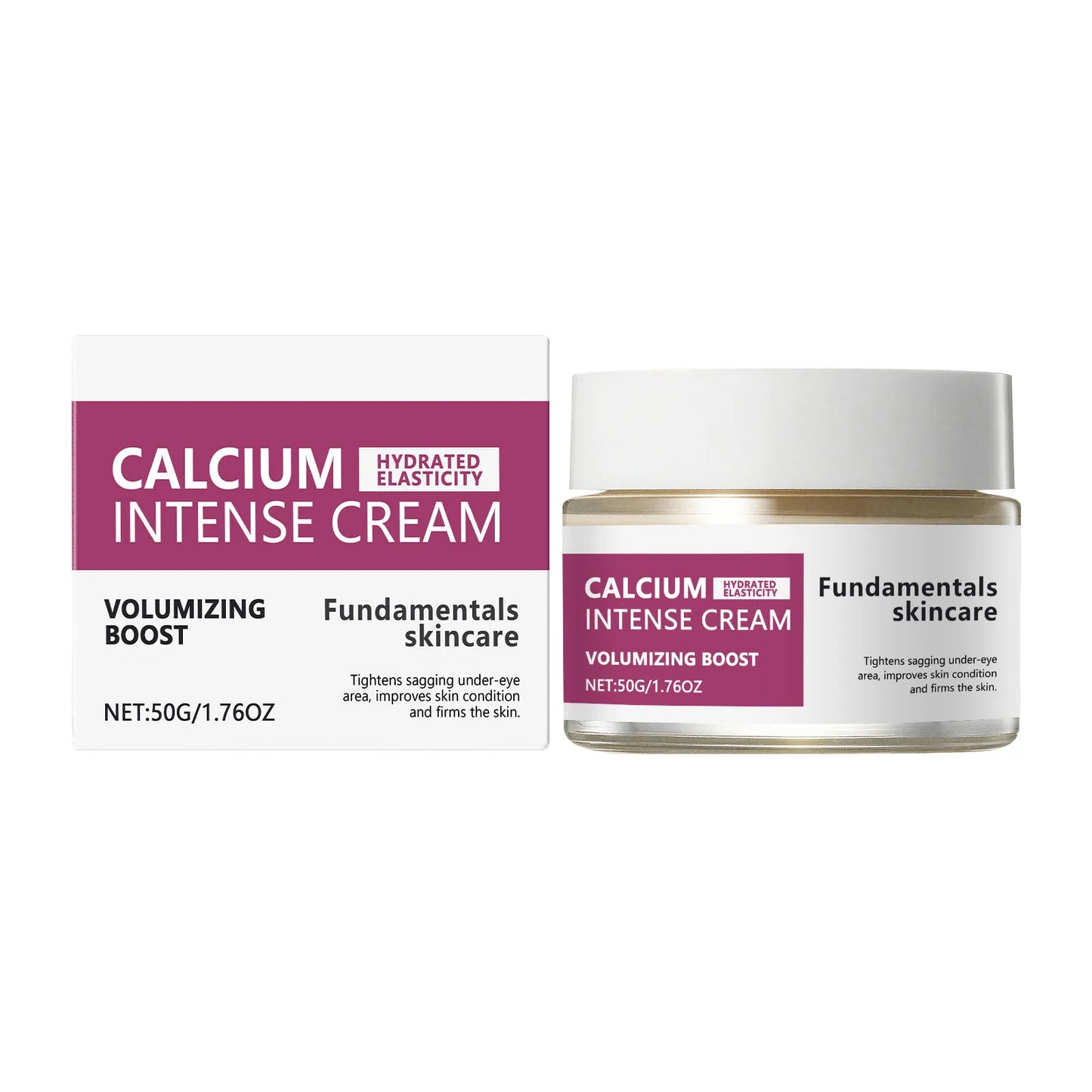 Calcium Intense Face Cream – Skin Tightening & Firming Moisturizer, Improves Elasticity, Lifts Sagging Skin & Deep Nourishing Facial Care Cream