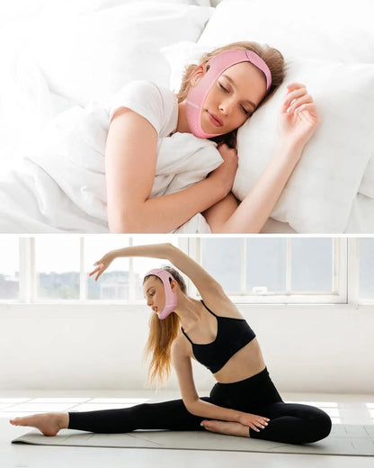 Reusable V-Line Face Strap – Double Chin Reducer, Chin Up Patch, V-Shaped Mask for Sagging Skin