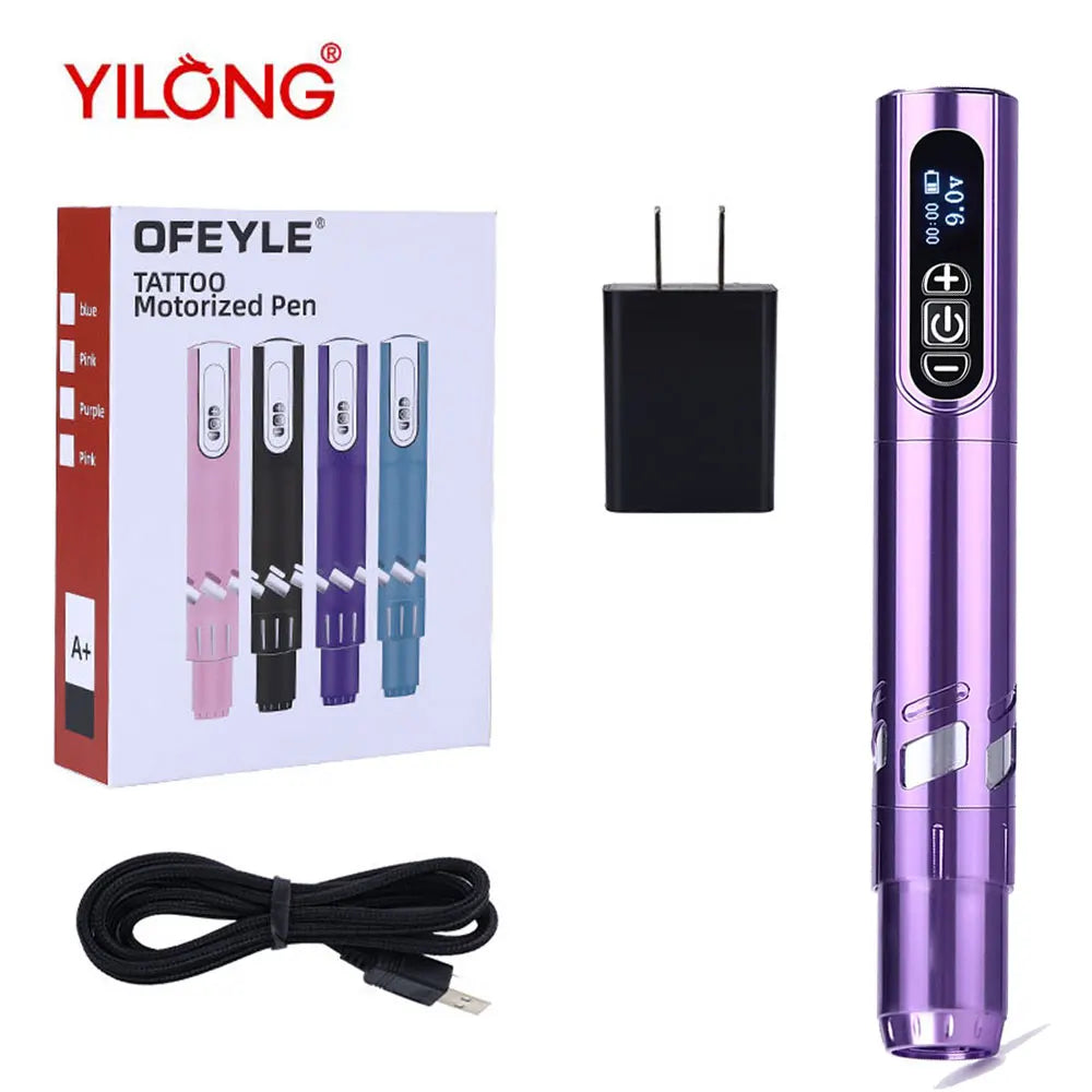 2PC Wireless Tattoo Pen Set — Professional Battery-Powered Tattoo Machine for Artists & Beginners