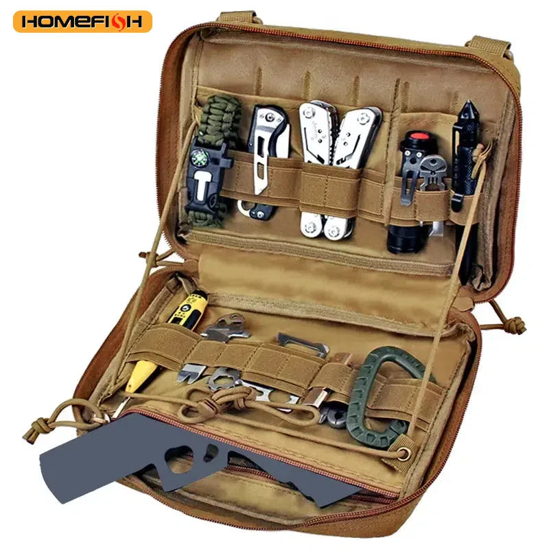 B3 MOLLE Tactical Pouch Bag – Medical EMT Emergency Pack, Outdoor Camping, Hunting & EDC Multi-Tool Utility Bag