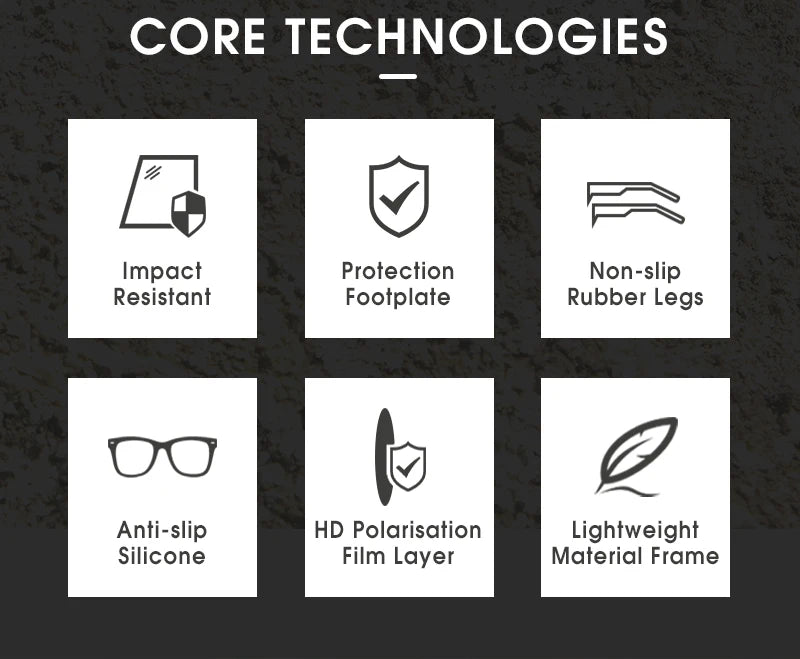 KAPVOE Polarized Sunglasses – Men & Women Fishing, Hiking, Driving, Cycling, and Sports Eyewear