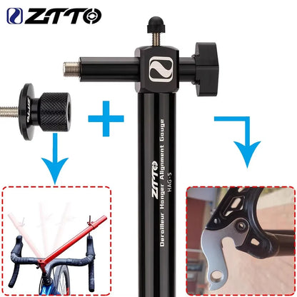 ZTTO Road Bike Shifter & Derailleur Alignment Tool — Height Angle Adjust Hand Shift Lever Measure Kit