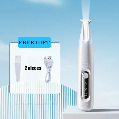 New Waterproof LED Dog Paw Trimmer – Pet Hair Clippers with LED Display & 18mm Wide Blade