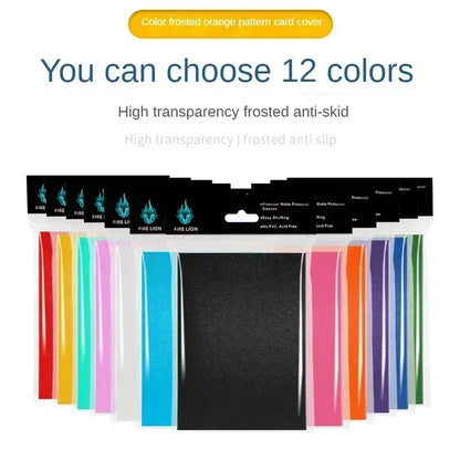 100Pcs 66×91mm Trading Card Sleeves - Soft Penny Sleeves for MTG, Yu-Gi-Oh! & Baseball Cards