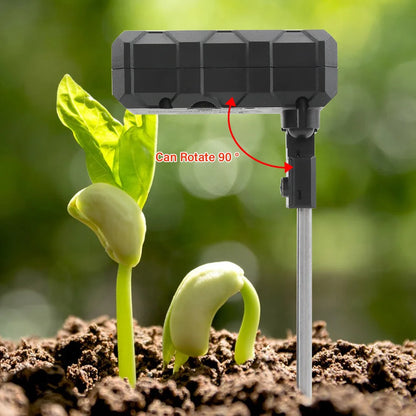 Digital 6 in 1 Soil Tester - pH, Fertility, Moisture, Sunlight, Humidity & Temperature Monitor for Garden Soil Analysis