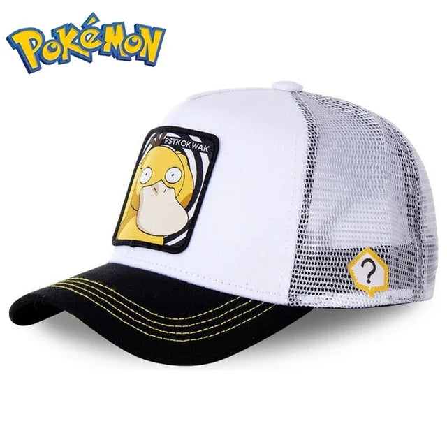 Pikachu Anime Baseball Cap - Adjustable Cartoon Cosplay Hat for Men, Women & Kids Sports Hip Hop Style Gift