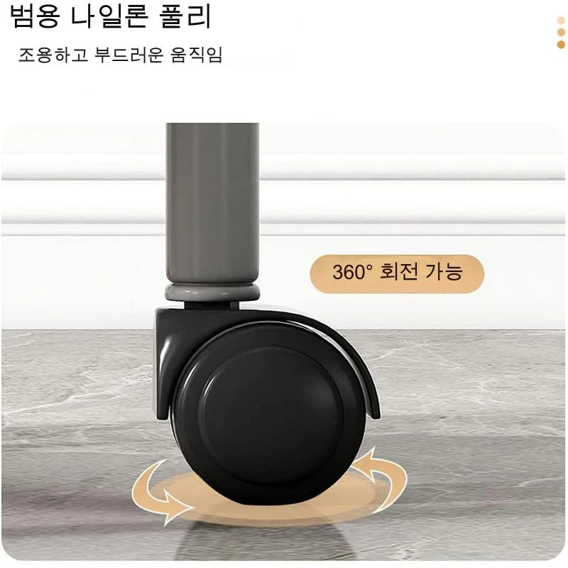 Universal Wheel Stool - 360 Degree Rotating Round Chair for Children, Low Household Pulley Stool for Shoe Changing