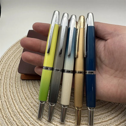 Jinhao 10 Limited Edition Gradient Fountain Pen — Retractable Press, EF/F Nib with Ink Converter, Writing Gift Pen