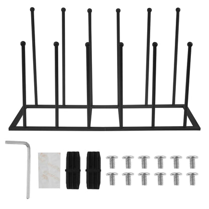 Free-Standing Metal Boot Rack Organizer – Removable Tall Boot Storage Holder, Multifunctional Home Boot Rack