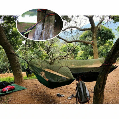 2pcs Heavy-Duty Hammock Straps - 600lb Breaking Strength Polyester Suspension Ropes with 5 Rings